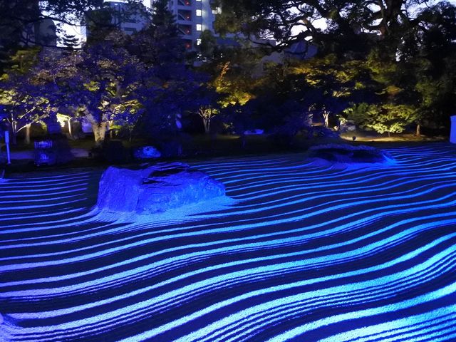 博多旧市街ライトアップウォーク2022「千年煌夜」『承天寺（方丈・開山堂）』