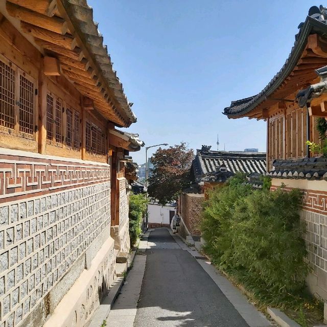 Lovely walk among traditional houses