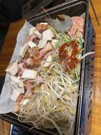 캠핑분위기의 산골항아리바베큐🍗