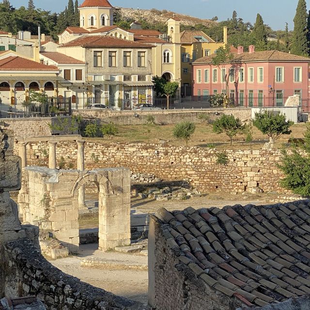 Acropolis view- bonus Hadrian’s library