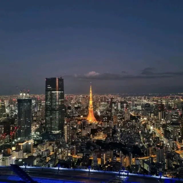 도쿄타워가 보이는 롯폰기힐즈 전망대!