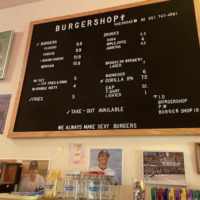 [해운대 버거샵] 수제버거 맛집 | Burgershop