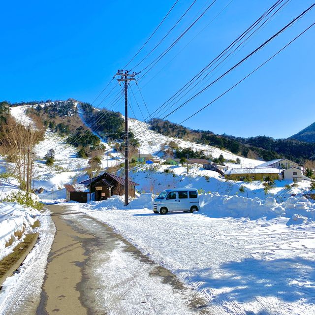 真冬の万座温泉