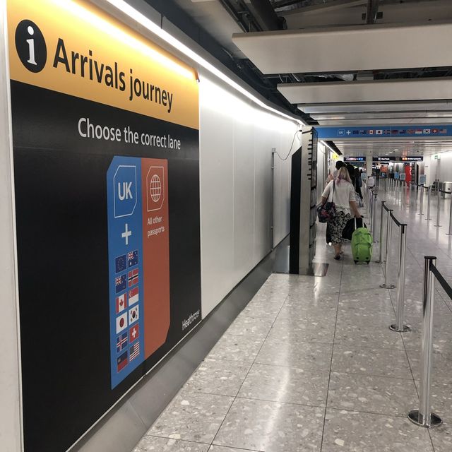 런던 여행의 시작, 히드로 국제 공항