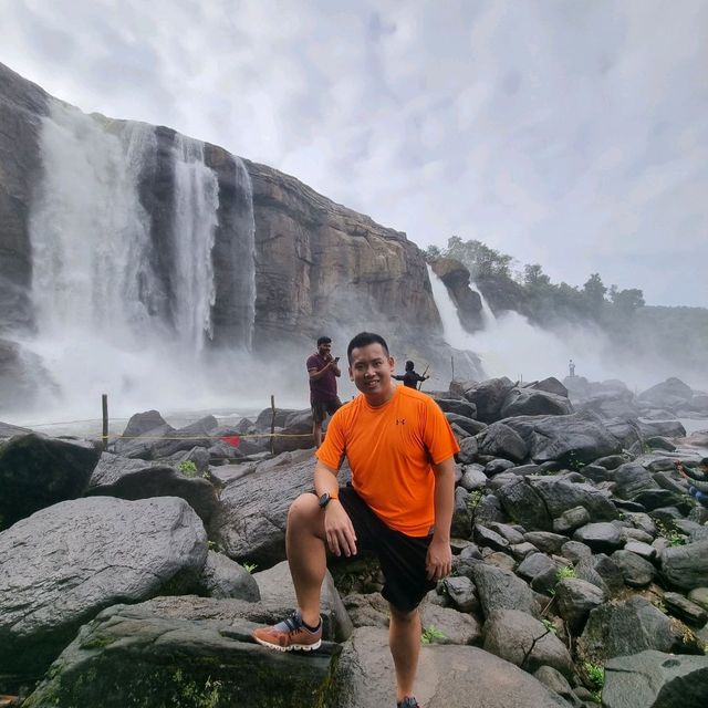 The Bottom Of Athirapilly Waterfalls
