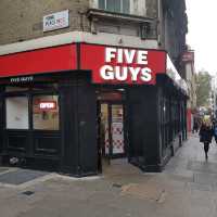 Five Guys Covent Garden