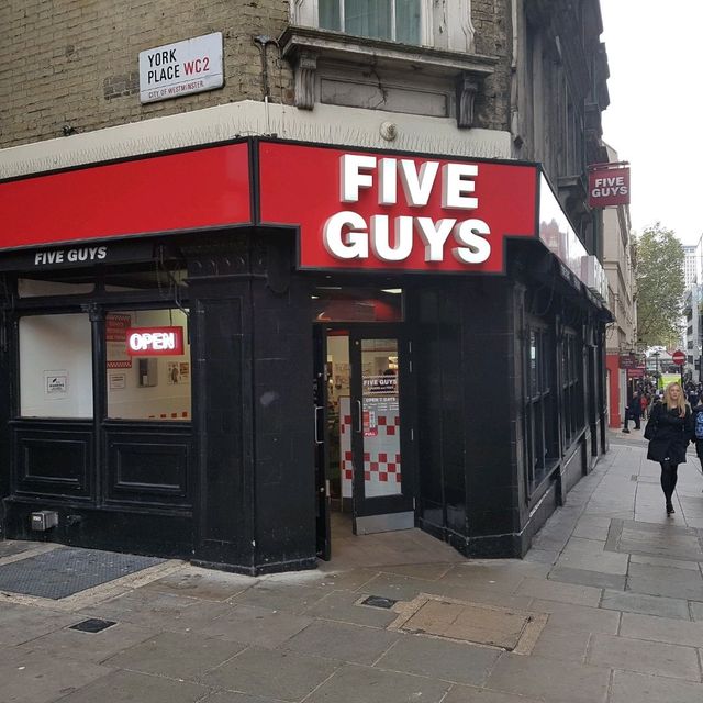Five Guys Covent Garden