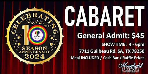 Cabaret Show "A Halloween-themed Night in Song" | Moonlight Ballroom & Conference Center, Guilbeau Road, San Antonio, TX, USA
