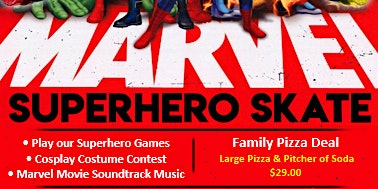 Marvel Super Hero Skate | United Skates of America Roller Skating Center