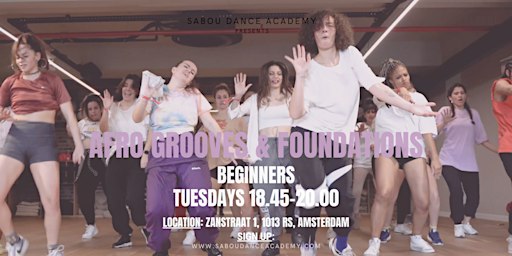 Afro Grooves & Foundations (Beginners) | Zaanstraat 1