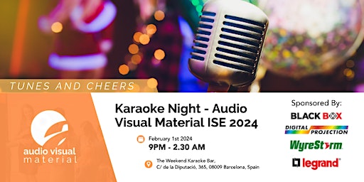 ISE Karaoke Night - Audio Visual Material | Carrer de la Diputació, 365, 08009 Barcelona, Spain