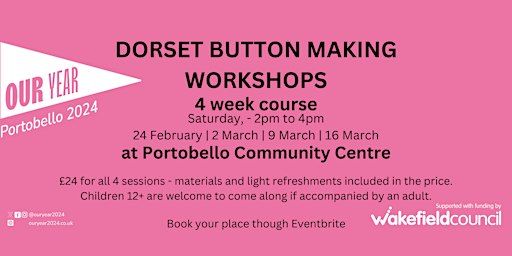 Dorset Button Making | Portobello Community Centre