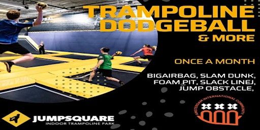 Trampoline dodgeball @ Jumpsquare | Jumpsquare Amsterdam