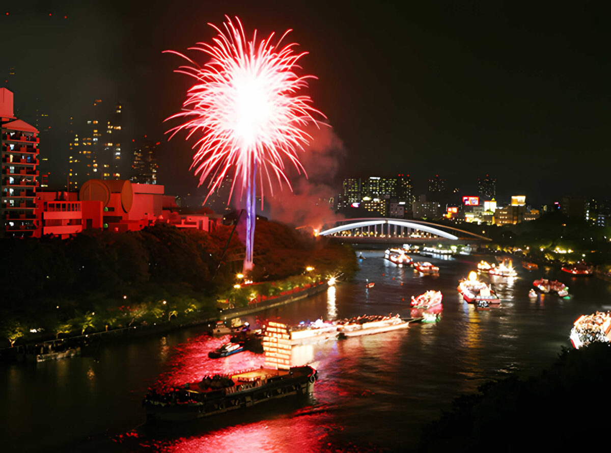 大阪•天神祭奉納花火｜2024日本花火大會 | 毛馬櫻之宮公園