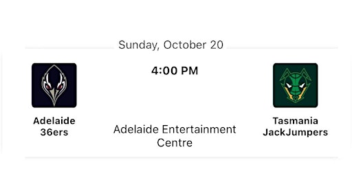 Basketball Night out - Adelaide 36ers | Adelaide Entertainment Centre