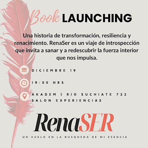 Book Launching |RenaSer por Jeannette Peña | Akadem