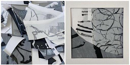 Taster session- Greyscale hand painted collage | Off The Rails Arthouse