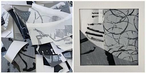Taster session- Greyscale hand painted collage | Off The Rails Arthouse