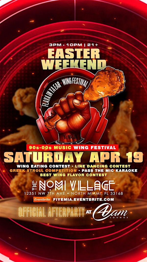 FLAVA IN YA EAR: 90'S-2000'S WING FESTIVAL @ THE NOMI VILLAGE! | The NoMI Village