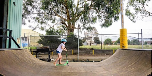 A&H Freestyle scooter - skate park clinic Helensvale | Discovery Park Skate Park