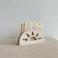 Father's Day Napkin Holder Ceramic Pottery Class | Two Faced Ceramics