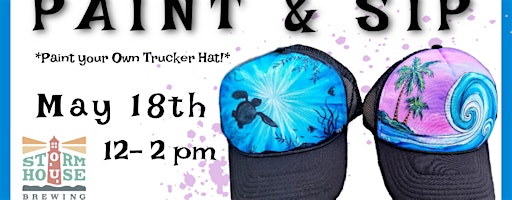 Paint Your Own Trucker Hat | Stormhouse Brewing