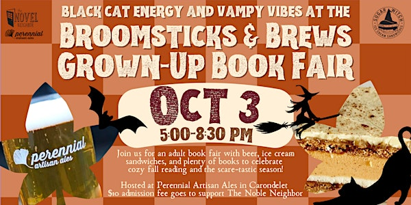 Broomsticks and Brews Grown-Up Book Fair | Perennial Artisan Ales