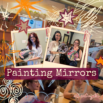 Painting Mirrors | WhichCraft Tap Room & Bottle Shop