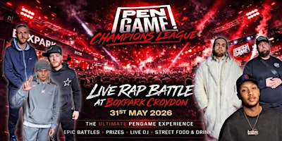 PenGame Champions League! 31st May 2026 | BOXPARK Croydon