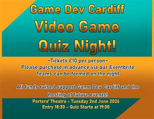 GDC Video Game Quiz Night | Porter’s Theatre