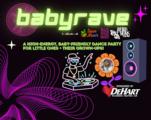 ✨ BABY RAVE ✨  A high-energy, baby-friendly dance party | The Queen Bean Coffee & Social House