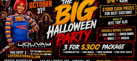 The big Halloween party @ Jouvay Nightclub in #Queens | Jouvay Night Club