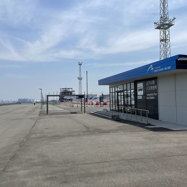 横浜の海の見える山下公園