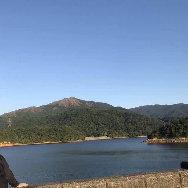 Needle hill and stunning view of Shing mun water reservoir 