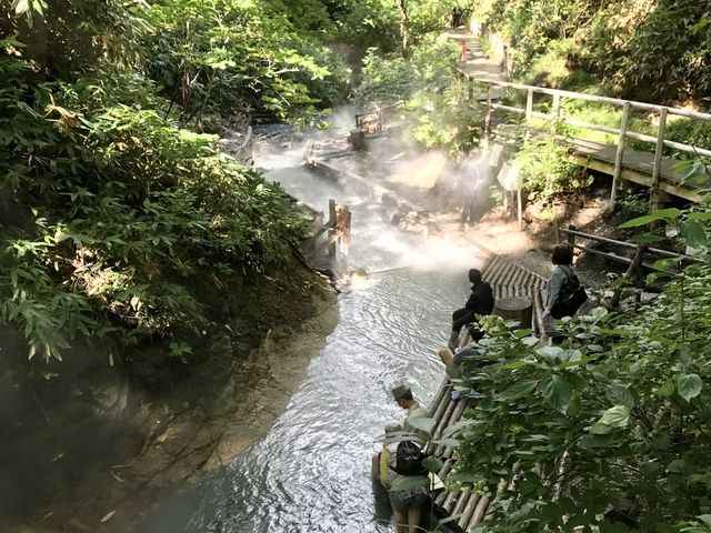 Natural Onsen Foot Spa in Hokkaido