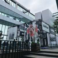 【大阪府】期間限定！地上300mのバスケットコート！