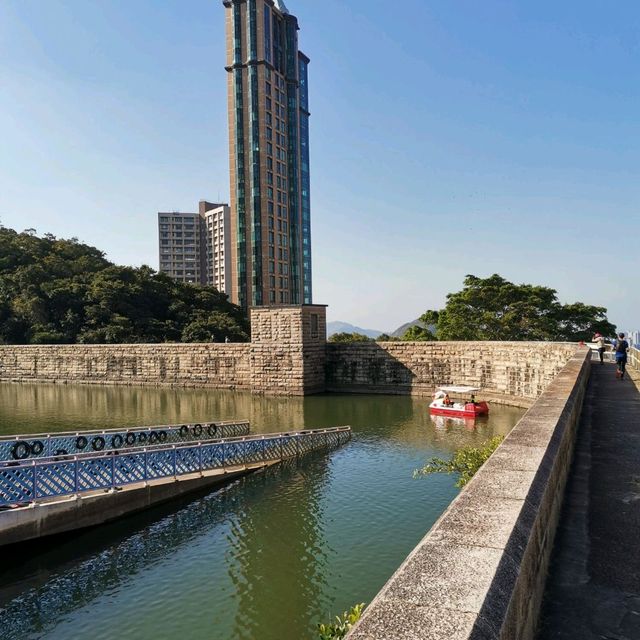 水塘扒船仔