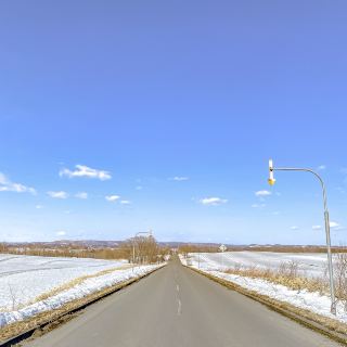 A drive through the magnificent snowy Obihiro Plain