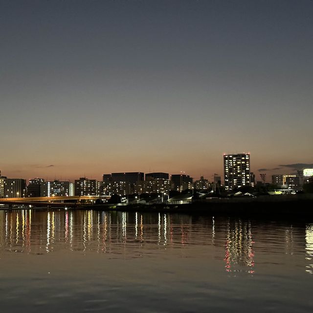 夕焼けの品川クルーズ