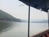 เล่นน้ำแถมพายเรือคายัคที่เขื่อนแม่งัดสมบูรณ์ชล🛶
