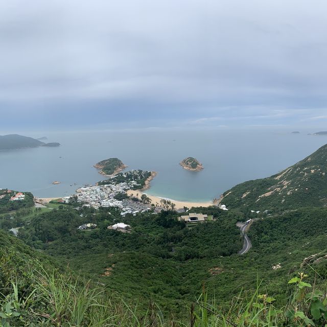 shek o peak hike in Hongkong