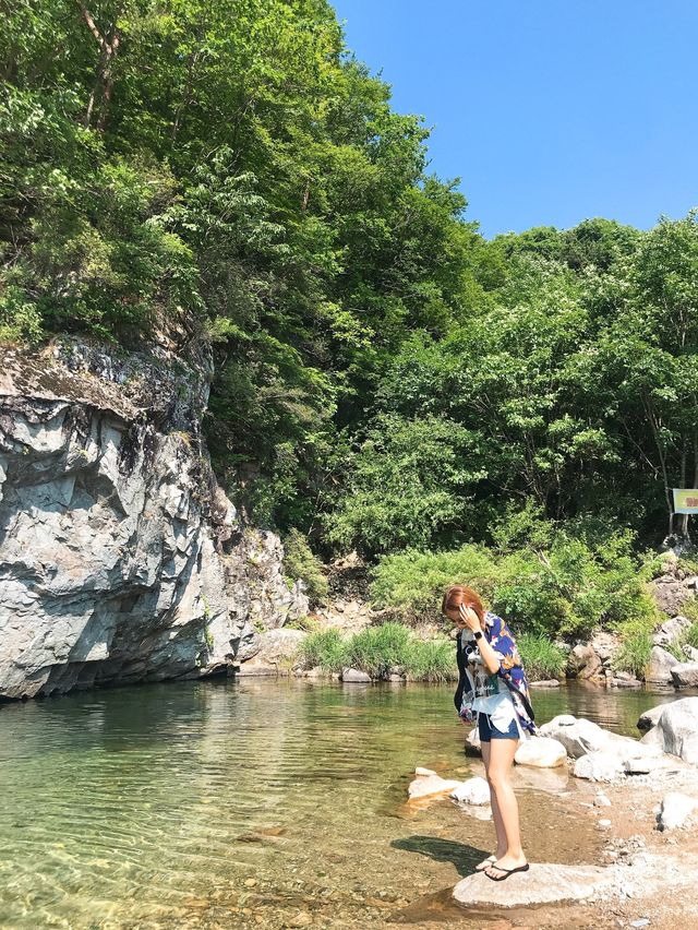 깊은 수심에 다이빙 가능한 계곡💙