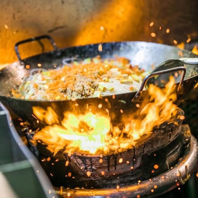 Street Food in the old Bangkok city 