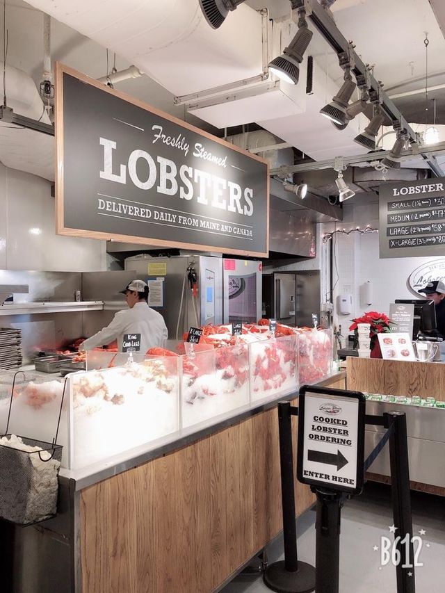 Amazing lobster lunch