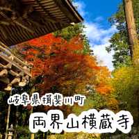 紅葉が素晴らしく　即身成仏のミイラがある珍しいお寺