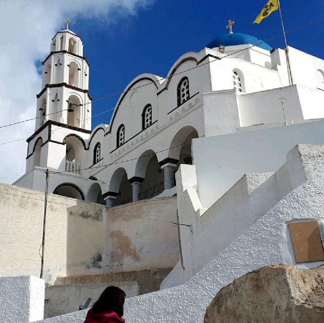 my travel to beautiful Santorini Bay