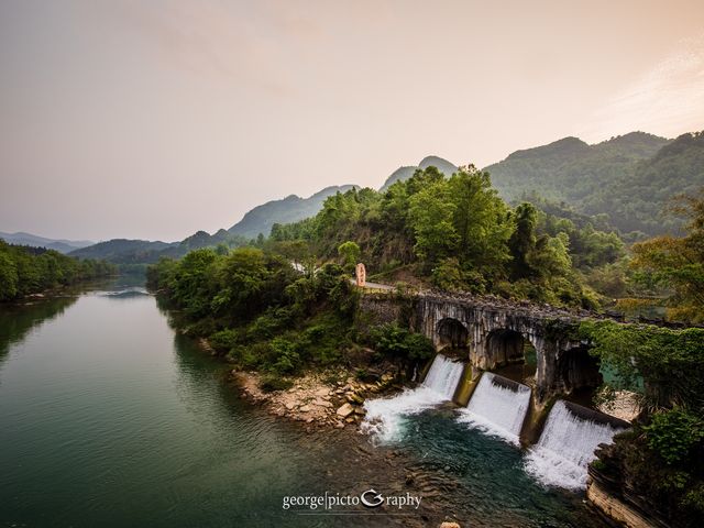 Beautiful Waterscape of Xiaoqikong@Guizhou