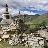 beautiful Tibetan Village in Daocheng