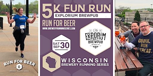 5k Beer Run x Explorium Brewpub Greendale | 2023 WI Brewery Running Series (Greendale) | The Explorium Brewpub Greendale