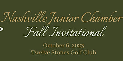 Nashville Junior Chamber | 2023 Fall Invitational (Goodlettsville) | Twelve Stones Golf Club